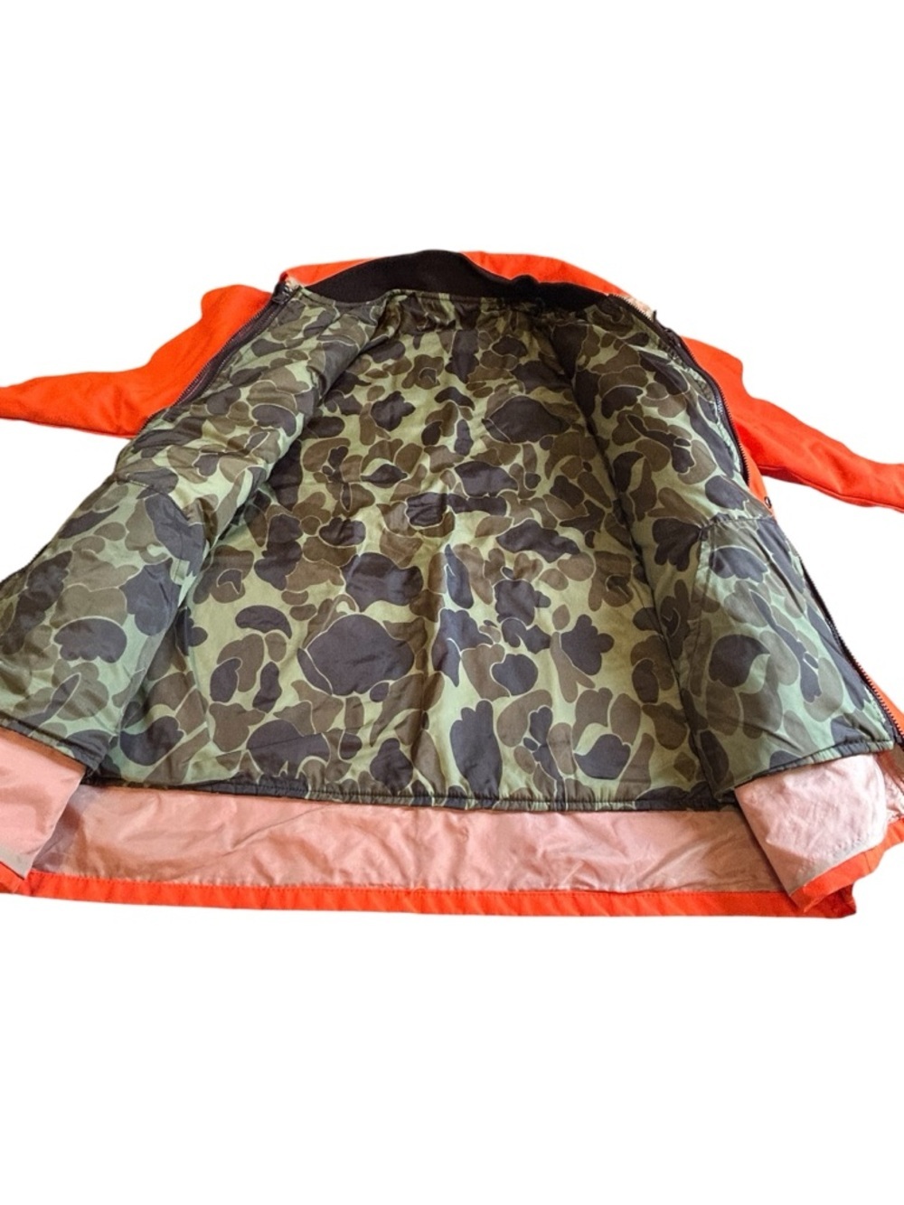 Winchester Blaze Orange Hunting Jacket w Camo Liner Mens M - Picture 6 of 16